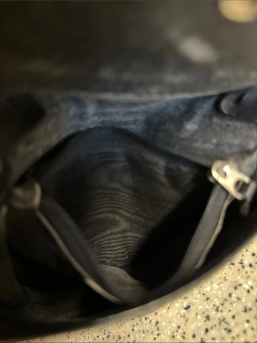 Vtg.Harley‑Davidson Black Leather Belt Pouch with Embossed Shield